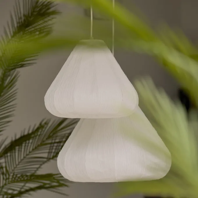 Light en Living Hanglamp Ø35x28 cm SARELLA papier wit
