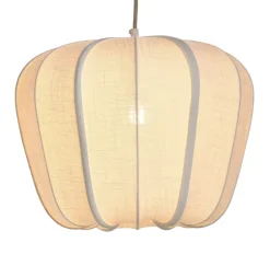 Light en Living Hanglamp Ø40x30 cm ZUBEDO crème