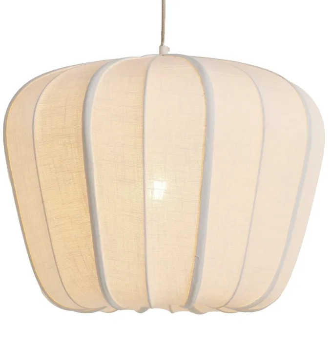 Light en Living Hanglamp Ø49,5x38 cm ZUBEDO crème
