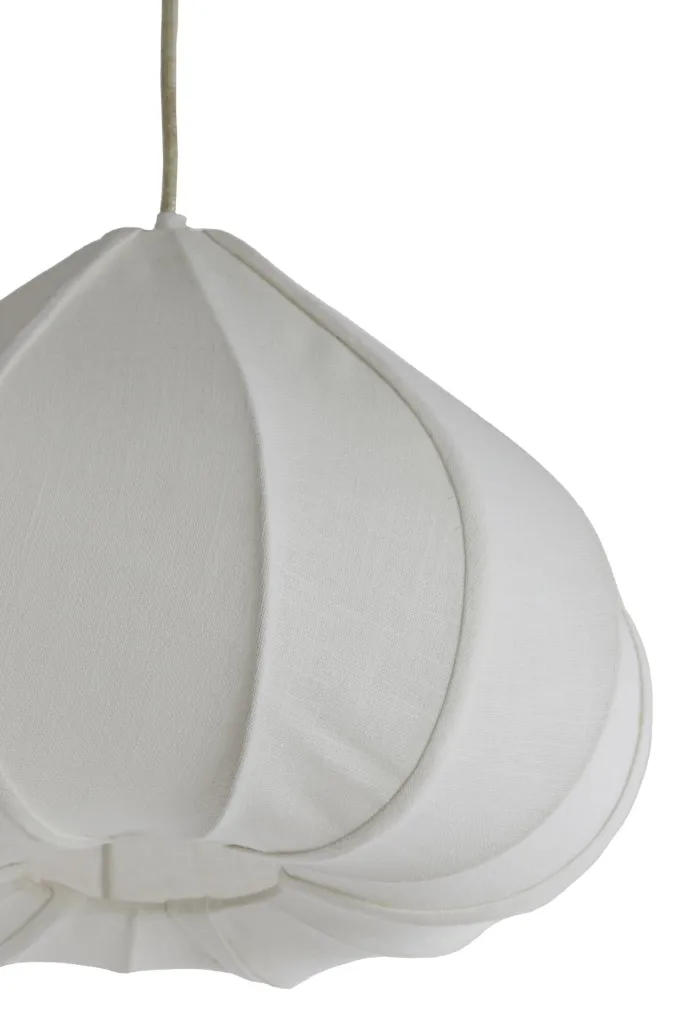 Light en Living Hanglamp Ø49x36 cm ZUBEDA crème