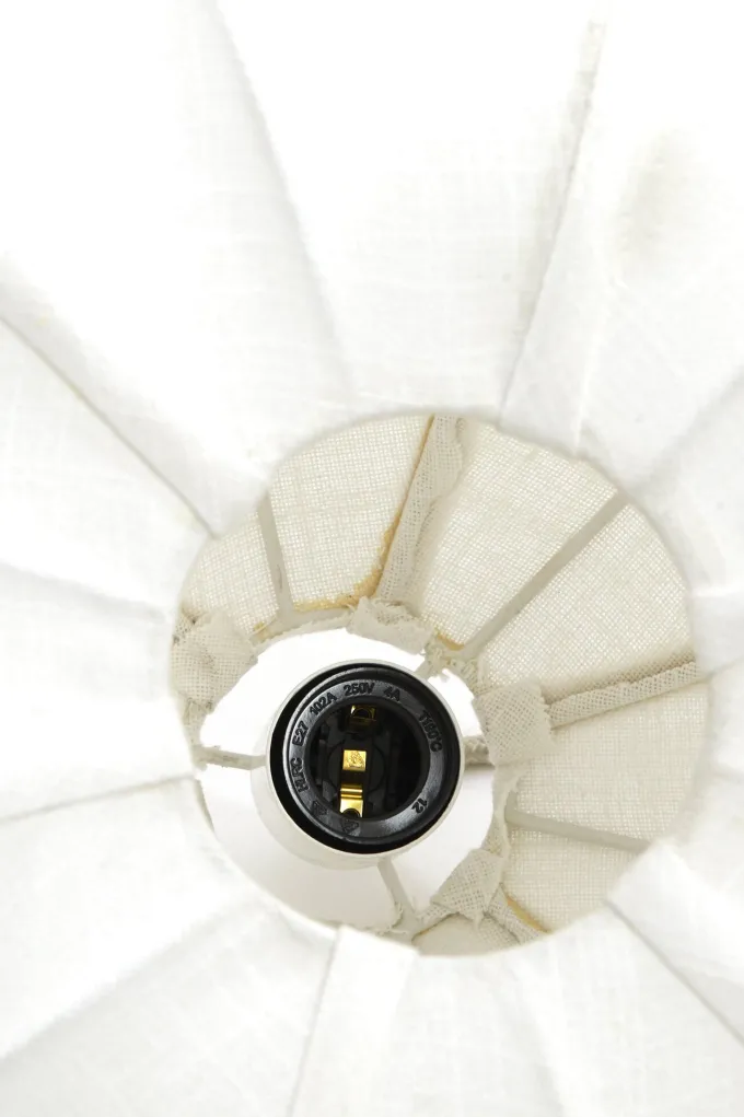 Light en Living Hanglamp Ø49x36 cm ZUBEDA crème