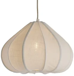 Light en Living Hanglamp Ø49x36 cm ZUBEDA crème