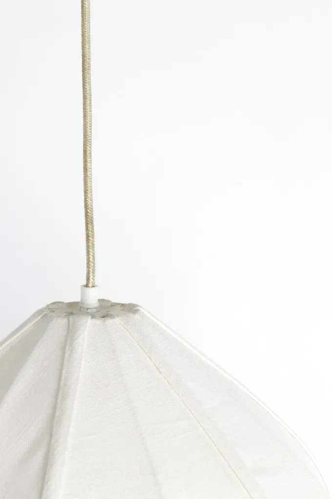Light en Living Hanglamp Ø49x36 cm ZUBEDA crème