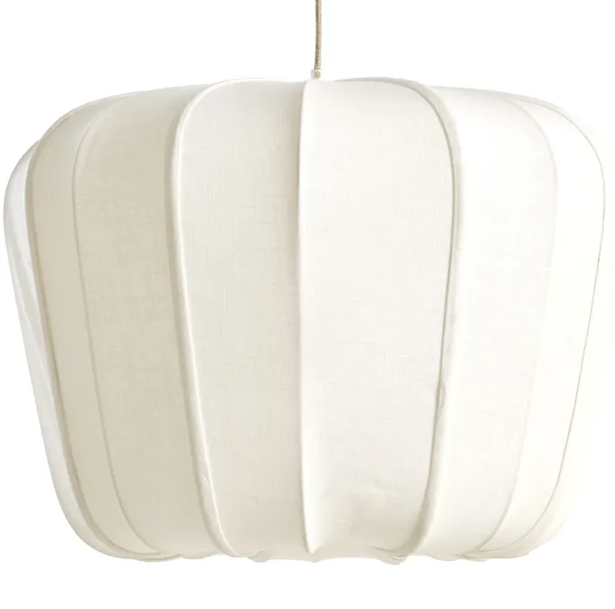 Light en Living Hanglamp Ø60x45 cm ZUBEDO crème