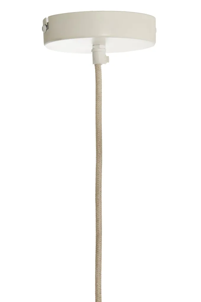 Light en Living Hanglamp Ø60x45 cm ZUBEDO crème