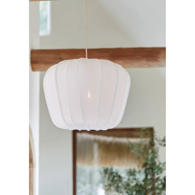 Light en Living Hanglamp Ø60x45 cm ZUBEDO crème
