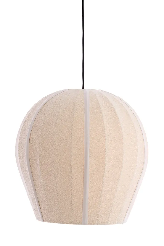 Light en Living Hanglamp Ø44x42 cm ZAGORI bouclé zand