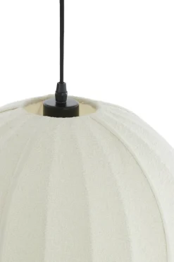Light en Living Hanglamp Ø44x42 cm ZAGORI bouclé creme