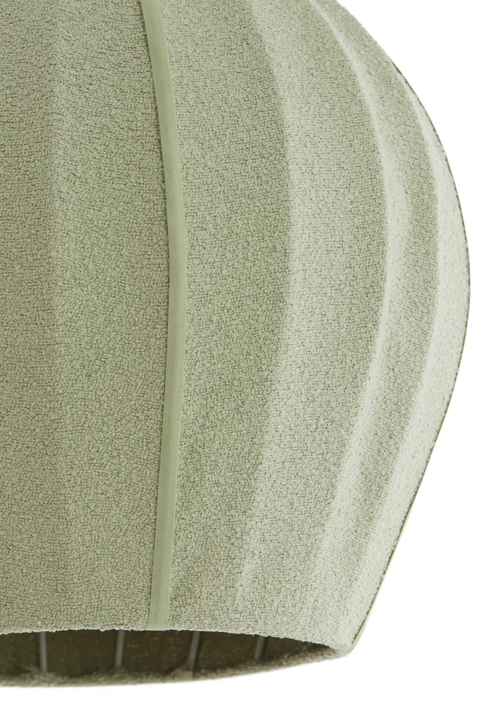 Light en Living Hanglamp Ø44x42 cm ZAGORI bouclé mintgroen