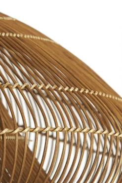 Light en Living Hanglamp 65x64x30,5 cm JANZUR rattan donkerbruin