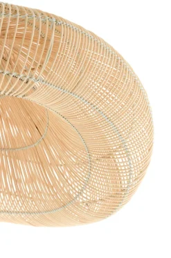 Light en Living Hanglamp 65x64x30,5 cm JANZUR rattan naturel