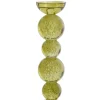 Light en Living Kaarsenhouder Ø9,5x34 cm ITINGA glas bubbel olijf groen