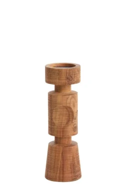 Light en Living Kandelaar EXUMAS hout bruin - 2 maten van Light&Living