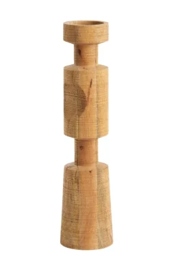 Light en Living Kandelaar EXUMAS hout bruin - 2 maten van Light&Living