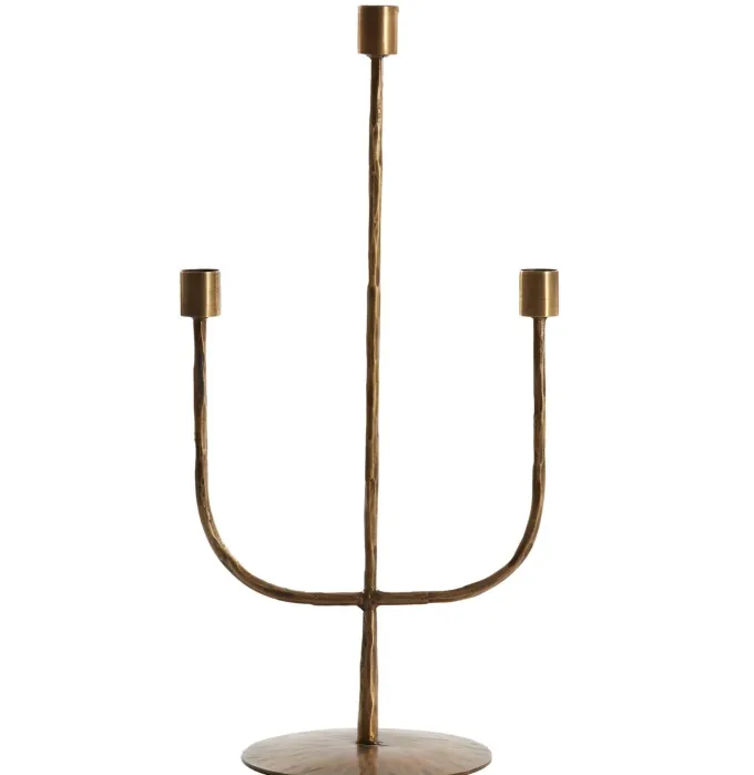 Light en Living Kandelaar NICOLE 3-lichts 22,5x15x45,5 cm - Antiek Brons