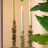Light en Living Kandelaar Ø11,5X23 cm ESTINA groen