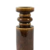 Light en Living Kandelaar Ø11,5x29,5 cm CEROU keramiek donker bruin