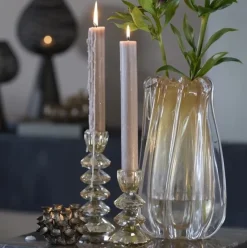 Light en Living Kandelaar Ø8x20 cm ROVELO glas amber