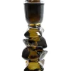 Light en Living Kandelaar Ø11x24,5 cm ESTIVA glas olijfgroen