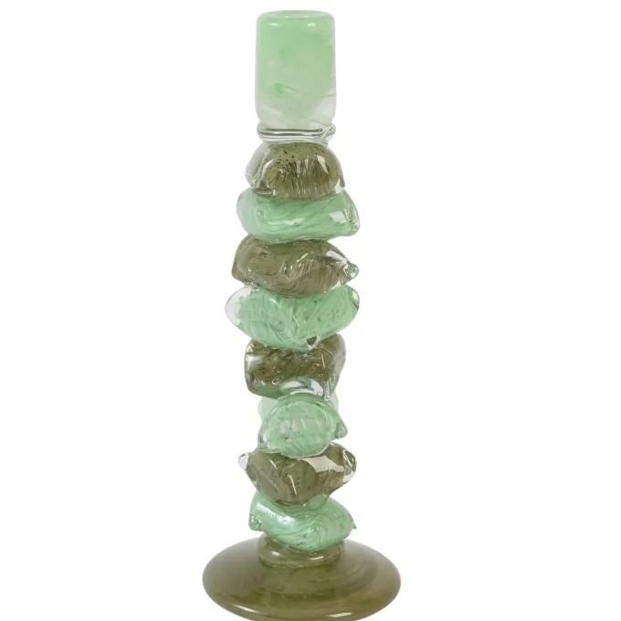 Light en Living Kandelaar Ø11,5x35 cm ESTINA mint+groen