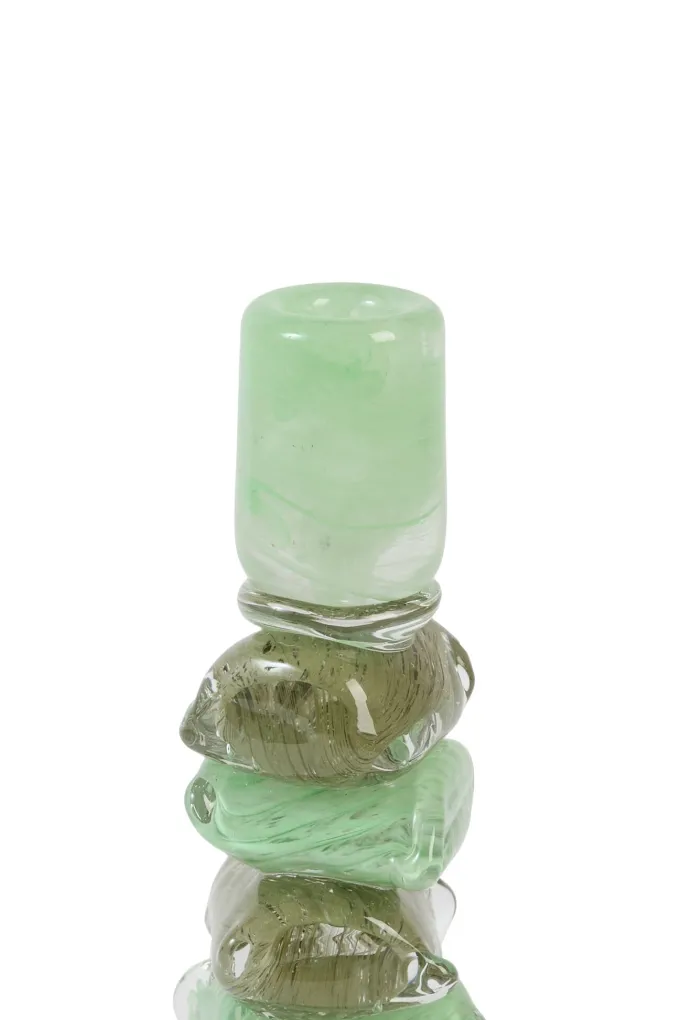Light en Living Kandelaar Ø11,5x35 cm ESTINA mint+groen