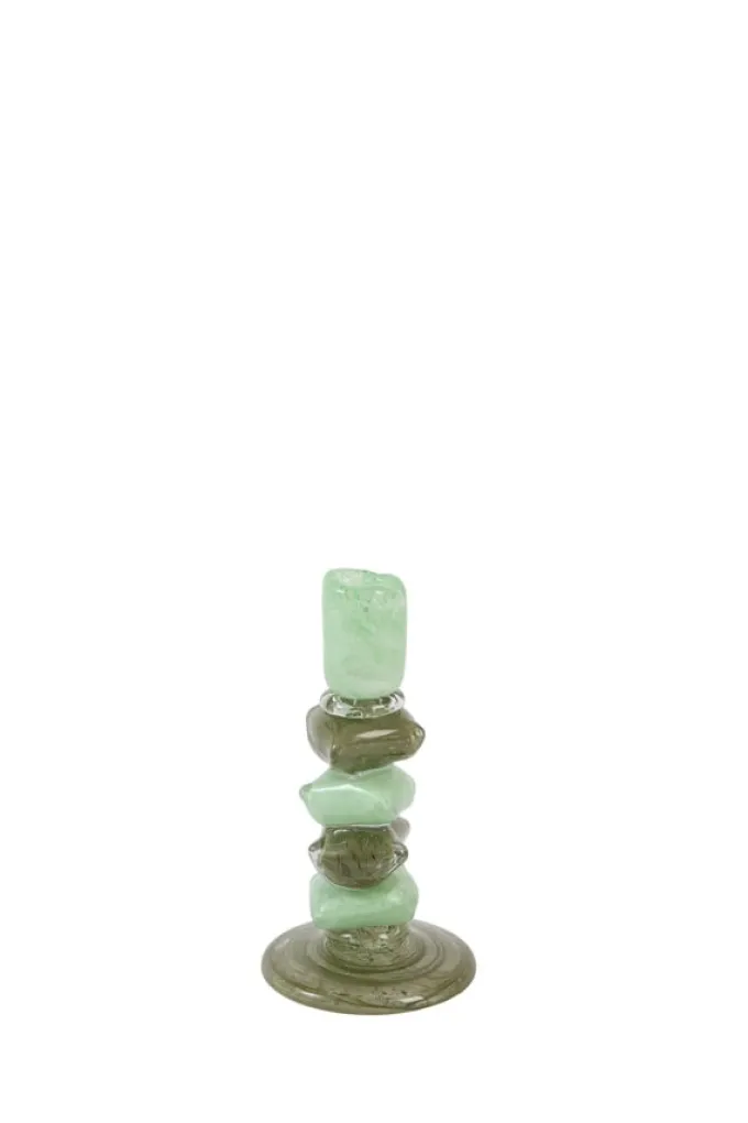 Light en Living Kandelaar Ø11,5x23 cm ESTINA mint+groen