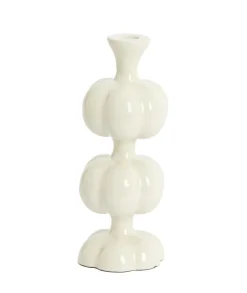 Light en Living Kandelaar Ø10x26 cm CALDAS glans crème