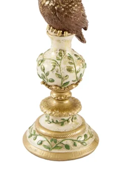 Light en Living Kandelaar Ø9x26 cm OWL groen+goud