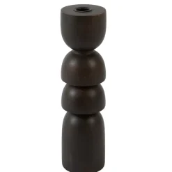 Light en Living Kandelaar Ø7,5x28 cm CAZORLA hout chocolade bruin