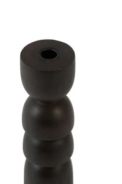 Light en Living Kandelaar Ø7,5x28 cm CAZORLA hout chocolade bruin