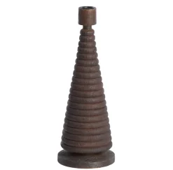 Light en Living Kandelaar Ø12x33 cm ALMOLA mango hout donker bruin