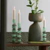 Light en Living Kandelaar Ø11,5x29,5 cm ESTINA mint+groen