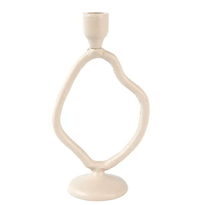 Light en Living Kandelaar 14x9x25,5 cm JEZRA creme