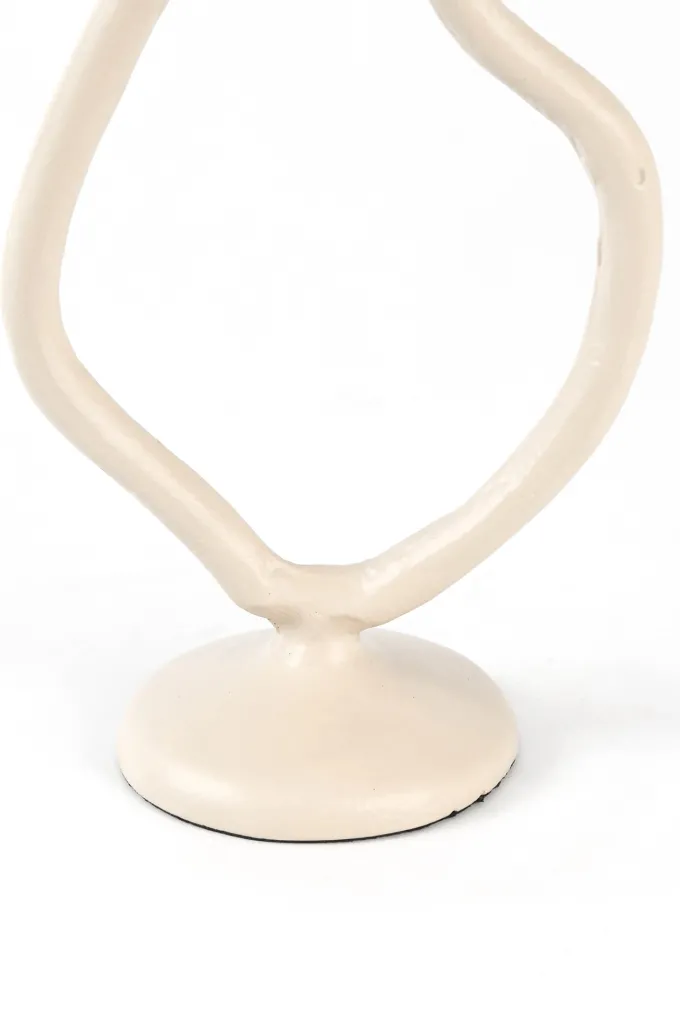 Light en Living Kandelaar 14x9x25,5 cm JEZRA creme