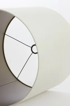Light en Living Kap cilinder 40-40-49 cm VELOURS off white