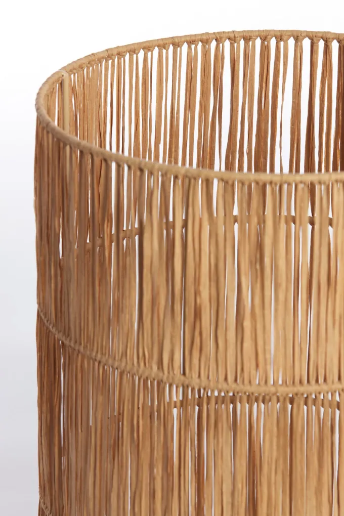 Light en Living Kap cilinder 40-40-50 cm LANZANO raffia naturel