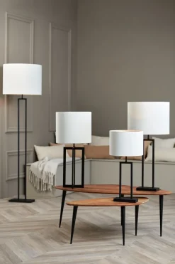 Light en Living Kap cilinder 30-30-21 cm VELOURS off white