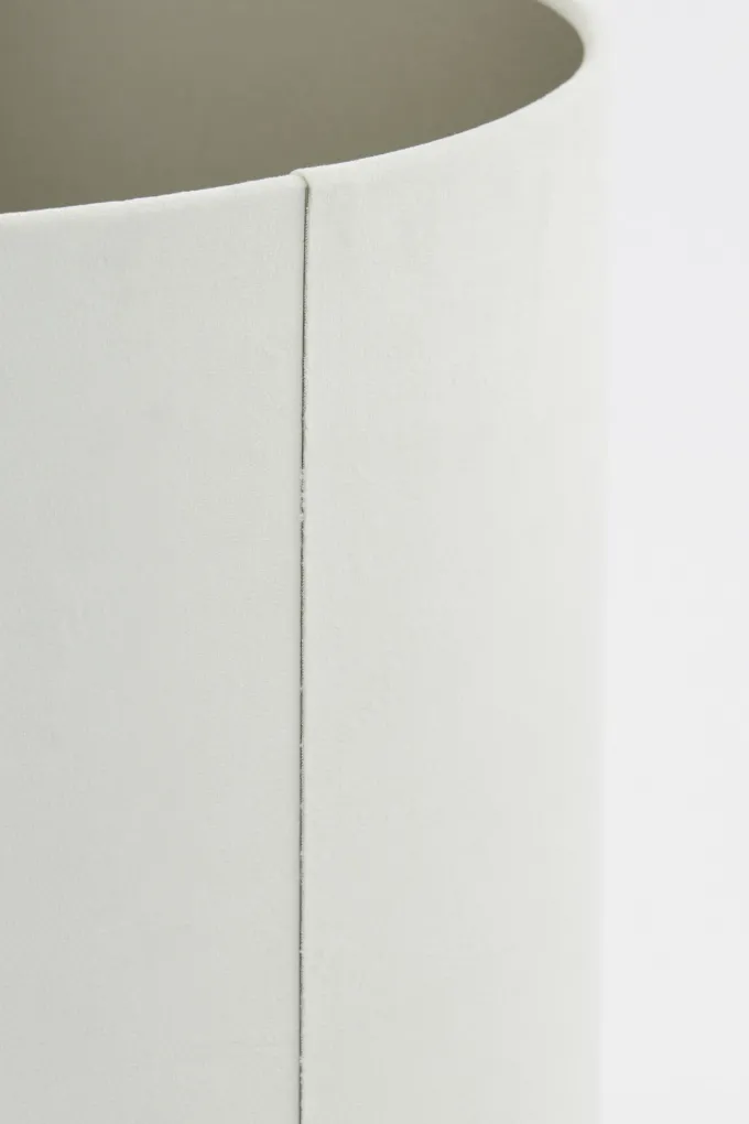 Light en Living Kap cilinder 30-30-21 cm VELOURS off white