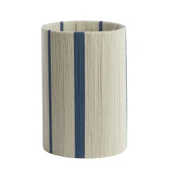 Light en Living Kap cilinder 20-20-30 cm MEDAN crème+blauw