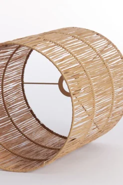 Light en Living Kap cilinder 30-30-40 cm LANZANO raffia naturel