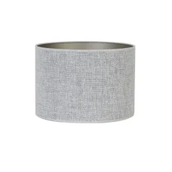 Light en Living Kap cilinder 20-20-15 cm SAVERNA licht grijs