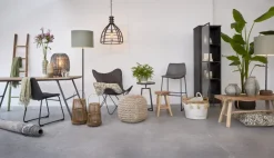 Light en Living Kap cilinder 35-35-25 cm LIVIGNO antraciet