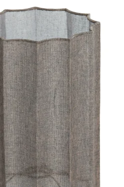 Light en Living Kap cilinder 24-24-35 cm DISLI linnen bruin