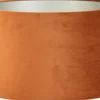 Light en Living Kap cilinder 25-25-18 cm VELOURS terra
