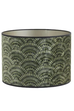 Light en Living Kap cilinder 20-20-15 cm CHICA groen