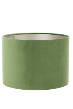 Light en Living Kap cilinder 25-25-18 cm VELOURS dusty green