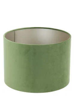 Light en Living Kap cilinder 25-25-18 cm VELOURS dusty green