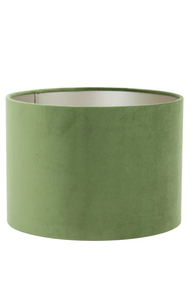 Light en Living Kap cilinder 20-20-15 cm VELOURS dusty green