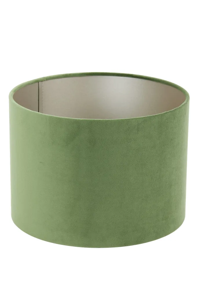 Light en Living Kap cilinder 20-20-15 cm VELOURS dusty green