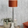 Light en Living Kap cilinder 20-20-15 cm VELOURS terra